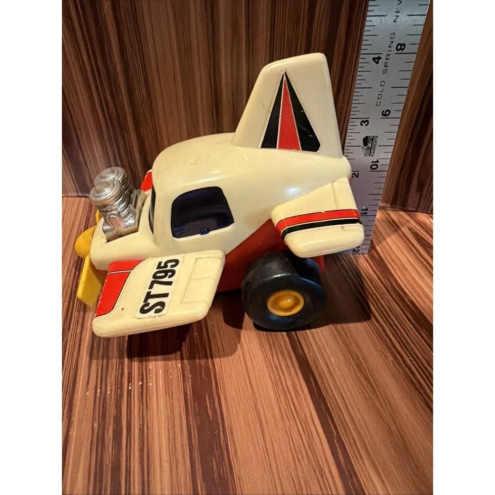 Vintage Yonezawa Big Machine Jr ST795 Airplane Toy Made in Japan Showa Retro